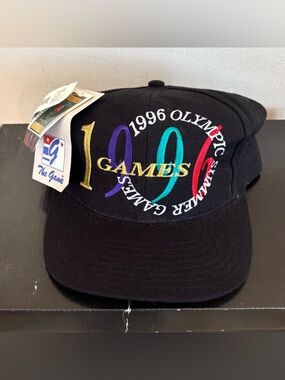 Vintage 1996 Olympics Wool Hat Deadstock The Game One Size With Tags 90s